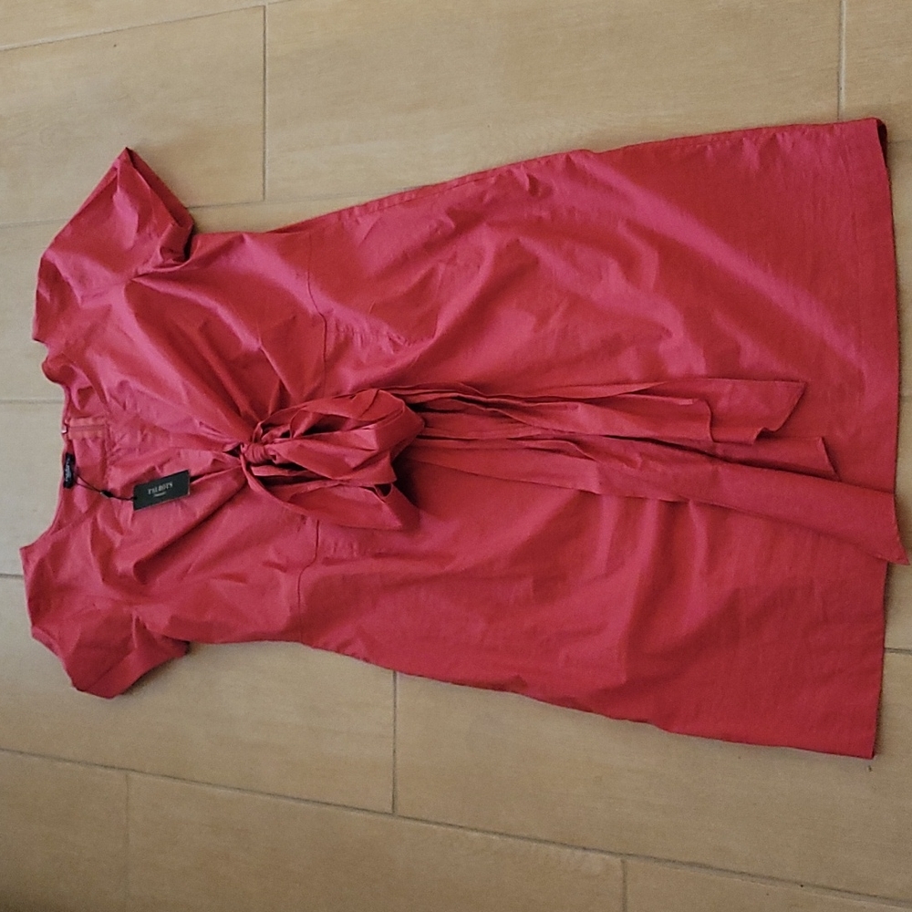 Talbots Salmon Wrap Dress